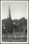 17293 Gezicht op de Ned. Herv. kerk (Kerkstraat 10) te Ameide.N.B. Ameide is op 1 januari 1986 opgenomen in de nieuw ...